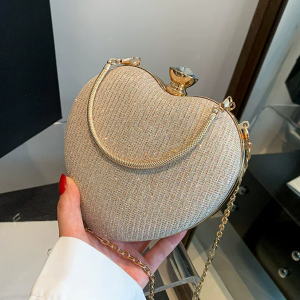 Women's Heart Shape Clutch Bag
