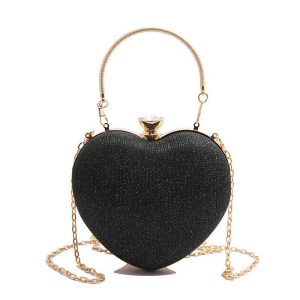 Women Clutch Bag Heart Shape-2004
