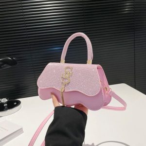 Women Clutch Bag Heart Shape-2005
