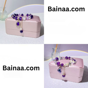 Purple Beaded Bracelet