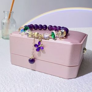 Purple Beaded Bracelet